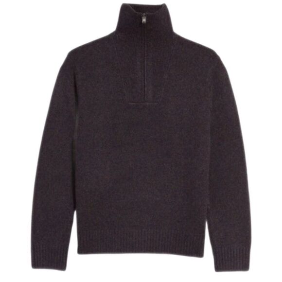 Mélange Quarter-Zip Sweater Vince - Picture 4 of 10